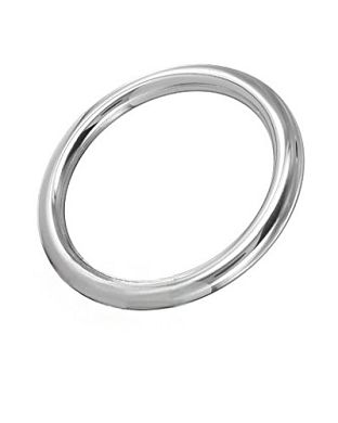 Roestvrij staal Stainless Steel Round Cock Ring 6 mm x 45 mm. 1er Pack (1 x 1 Stück)