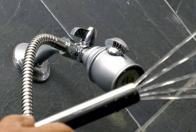 Einlauf Dusch System