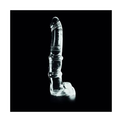 Dark Crystal Clear Large Dildo DCC05 - 37 x 7 cm Riesendildo transparent
