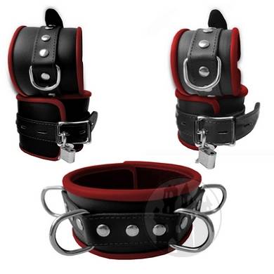leder-fesselset---rot