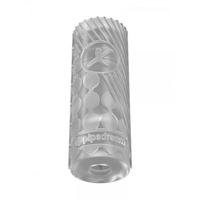 pdx-elite-grip-stroker-clear-masturbator-transparent