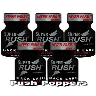 5 x SUPER RUSH BLACK small - PACK