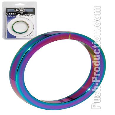 push-steel-high-polished-rainbow-cockring-8mm