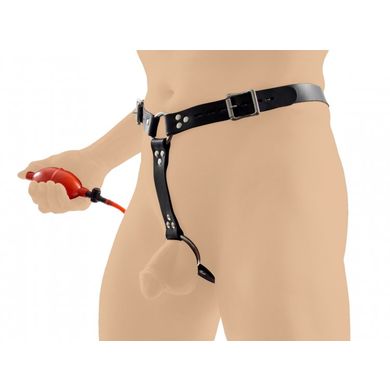 leder-harness-mit-aufblasbarem-analplug