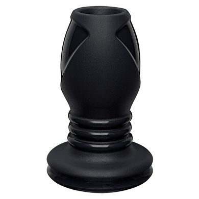 9,9 x 5 cm KINK by Doc Johnson - Premium Silicone Anal Tunnelplug Medium - Black