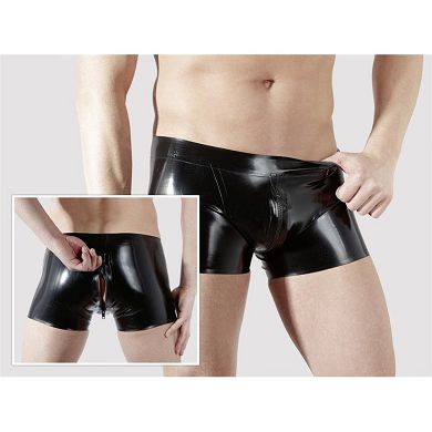 latex-herren-pants-mit-reiverschluss-schwarz