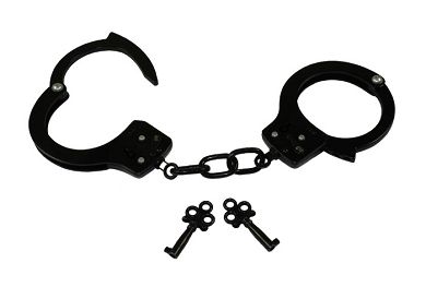 Metall-Handschellen BLACK