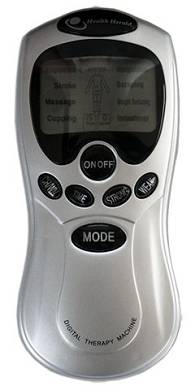 Digitales TENS Reizstromgerät JOB mit viel Zubehör - verschiedene Programme. 4 E