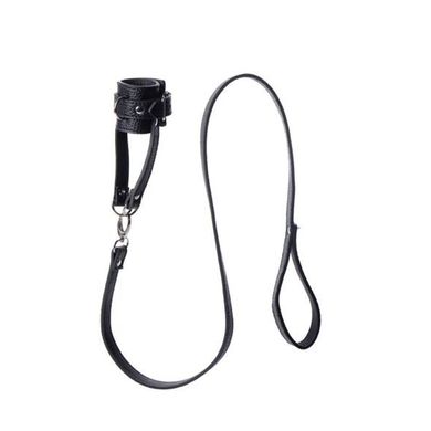 XL BAD BALLSTRETCHER MIT FÜHRLEINE ECHT LEDER