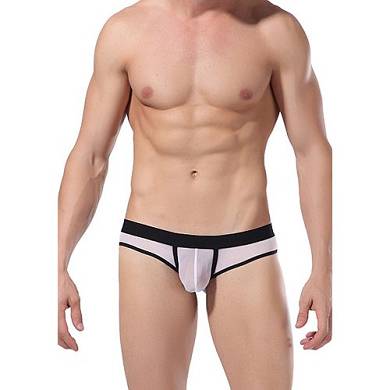 Goodfellas by Shots Media Short - Bikini Slip - weiß / schwarz - Größe S 