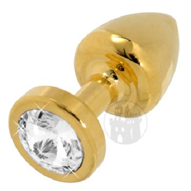 buttplug-gold-klein-mit-kristall