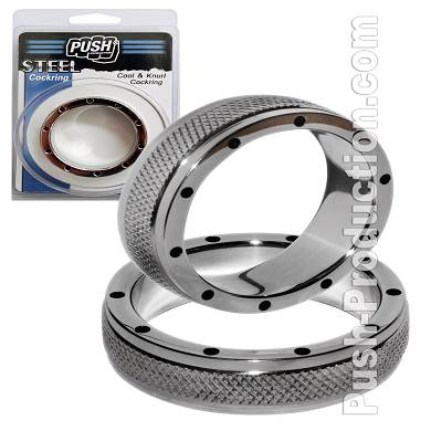 push-steel-cool--knurl-cockring