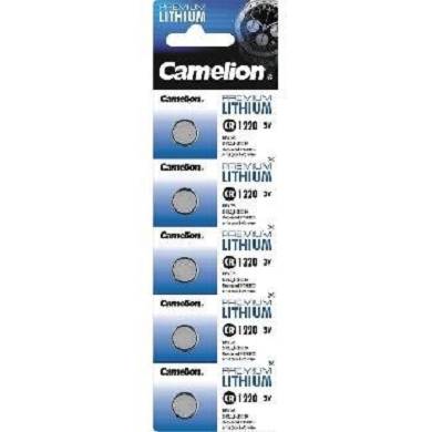 Camelion CR1220 Lithium Knopfzelle 5er Blister