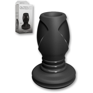 9 x 4 cm Plug Doc Johnson Platinum Silicone The Stretch small black