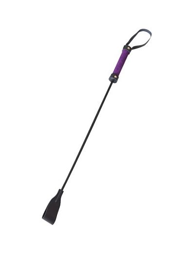 kunststoff-gerte_mit_lederspitze_violettschwarz