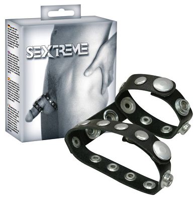 Penis Hodengurt aus Leder SX