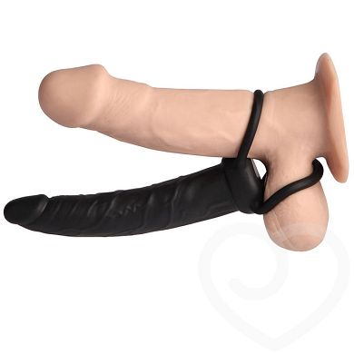 Love Rider - Strapon-Dildo aus Silikon fr Doppelpenetration 14 cm |  check.toys
