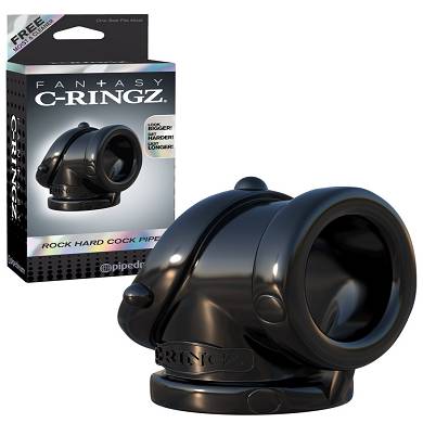 fantasy-c-ringz-rock-hard-cock-pipe-black