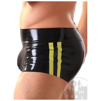 latex-trackshorts-mit-streifen