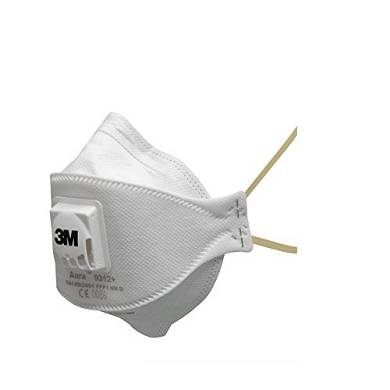 3M Aura Atemschutzmaske 9312+. 10 Stück. FFP1 NR D. mit Cool Flow Ausatemventil. bis 