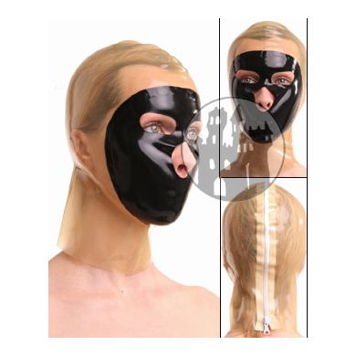 Latex Maske - halbtransparent