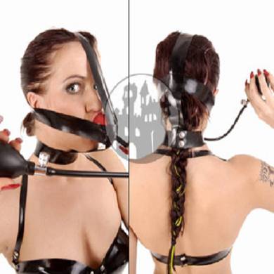 latex-knebelmaske