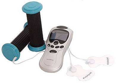 BRUBAKER Digitales EMS / TENS Therapie Elektrostimulationsgerät - 8 Programme mit 15 