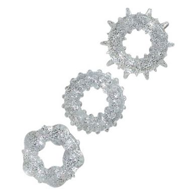 Stardust: Penisringe-Set, transparent