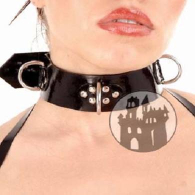 latex-halsband-ziernieten-d-ringe