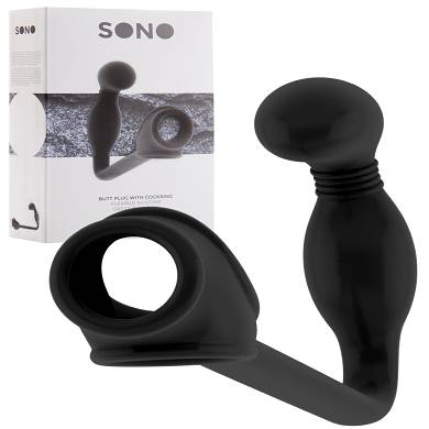 sono-cockring-mit-buttplug-no-ii-black