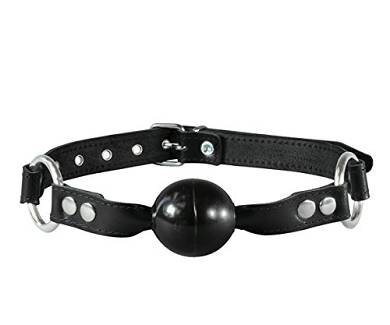 hardcoredeluxe-ledermundknebel-4-cm-gummiball-schwarz