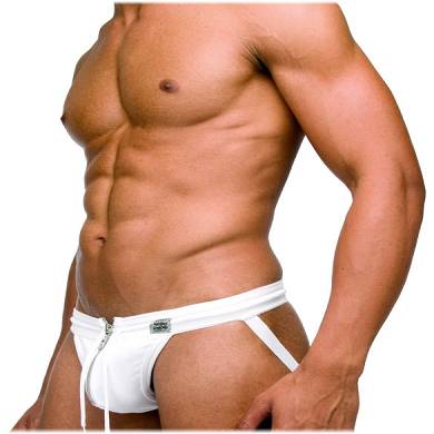 Modus Vivendi - Zipper Jockstrap Wei?