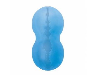 NS Novelties - Ballers - Bolt Stroker - Masturbator mit 2 Eingängen - 15 cm  lang - Aqua Bl