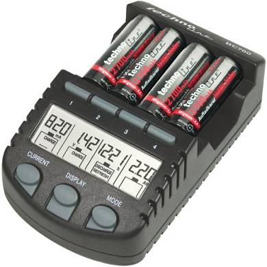 Technoline BC 700 Akku-Ladegerät schwarz