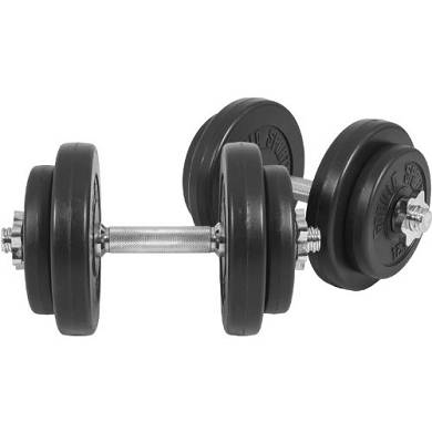 Gorilla Sports Hantelset mit Kunststoffüberzug. 20 Kg. 10000075