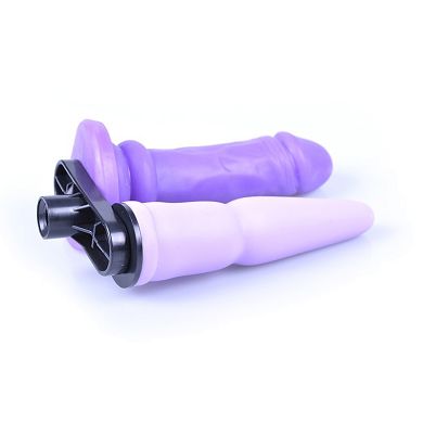 PURPLE DOUBLE DILDO MACHINE ATTACHMENT