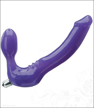 Vibrator Tantus Dildo Feeldoe More Strapon 23cm lila