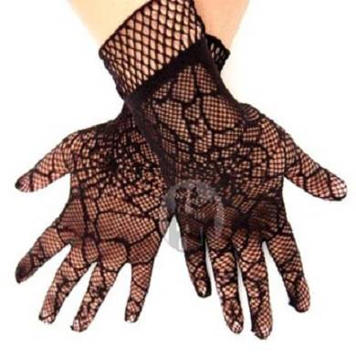 Netzhandschuhe Spinnennetz