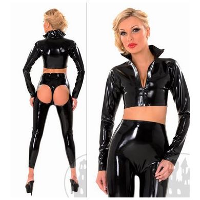 Latexjacke kurz