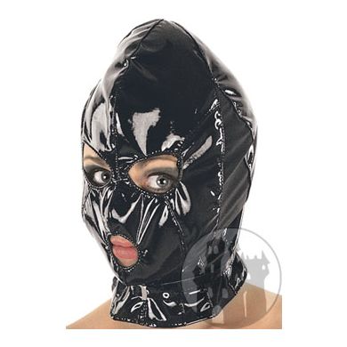 Lack Damen Maske mit elastischen Streifen
