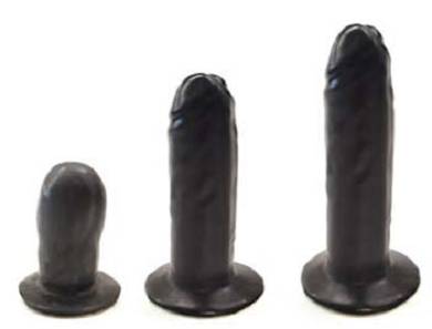 Latex Dildo fest zum anarbeiten
