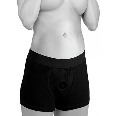 Strap U Mod: Strap-On Pant mit O-Ring, schwarz