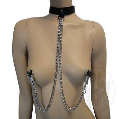 lederhalsband-m-kette--klammern