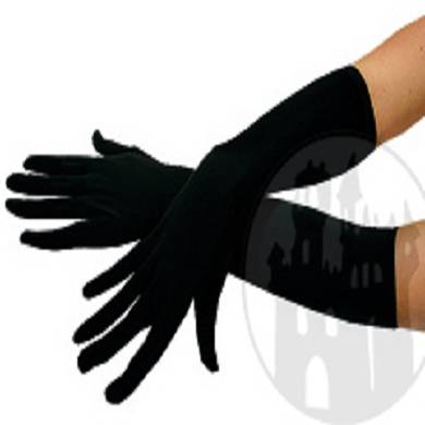 Stoffhandschuhe unterarmlang