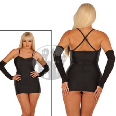 stretchminikleid-spaghettitrger