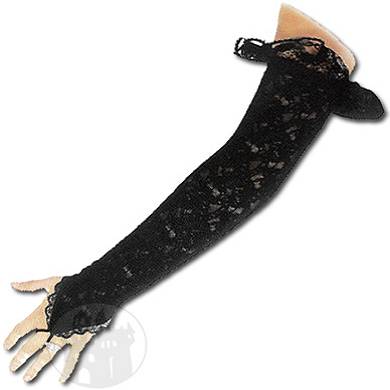 Handschuhe aus Stretchspitze