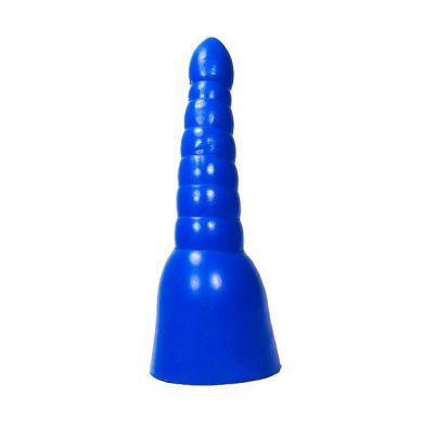 All Blue Dildo gerillt 17 - ca. 33 cm