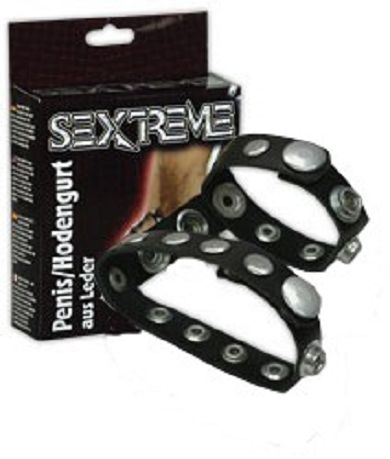 Sextreme Penis Hodengurt aus Leder
