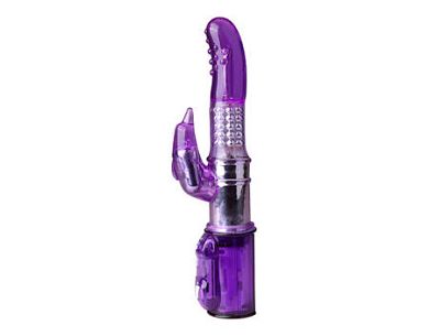 G-Spot Pearls Vibrator Violett