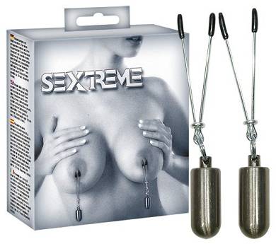 Nippelspangen mit 50g Gewicht Busenschmuck Nippelklammern